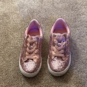 Harper Canyon Glittery Pink Kids Sneakers